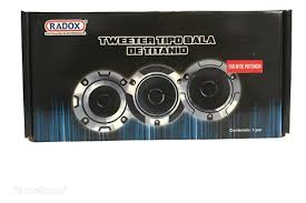 JUEGO DE TWETER DE BALA DE ALUMINIO DE 4¨PULGADAS - RADOX 